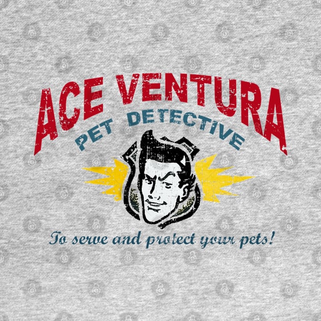 Ace Ventura Pet Detective distressed by hauntedjack